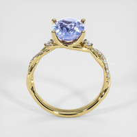 4.53 Ct. Blue Sapphire Ring, 14K Yellow Gold 3