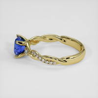 1.41 Ct. Blue Sapphire Ring, 14K Yellow Gold 4