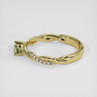 0.46 Ct. Bi Color Sapphire Ring, 14K Yellow Gold 4