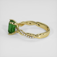 2.03 Ct. Green Sapphire Ring, 14K Yellow Gold 4