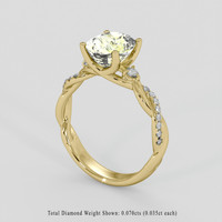 2.48 Ct. Yellow Sapphire Ring, 14K Yellow Gold 2