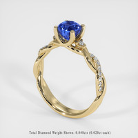 1.70 Ct. Sapphire Ring, 14K Yellow Gold 2
