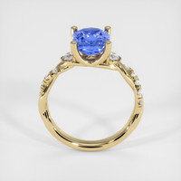 2.91 Ct. Blue Sapphire Ring, 14K Yellow Gold 3