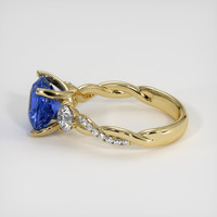 3.17 Ct. Sapphire Ring, 14K Yellow Gold 4