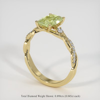 2.02 Ct. Sapphire Ring, 14K Yellow Gold 2