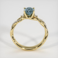 1.12 Ct. Sapphire Ring, 14K Yellow Gold 3