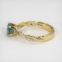 1.12 Ct. Sapphire Ring, 14K Yellow Gold 4