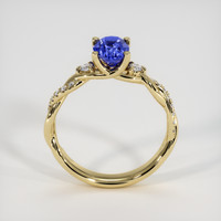 1.35 Ct. Blue Sapphire Ring, 18K Yellow Gold 3