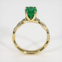 1.55 Ct. Emerald Ring, 18K Yellow Gold 3