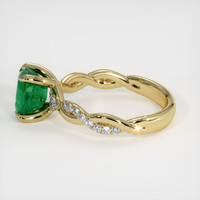 1.55 Ct. Emerald Ring, 18K Yellow Gold 4