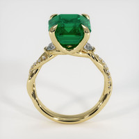 4.85 Ct. Emerald Ring, 18K Yellow Gold 3