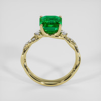 2.31 Ct. Emerald Ring, 18K Yellow Gold 3