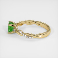 0.73 Ct. Gemstone Ring, 18K Yellow Gold 4