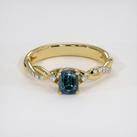 0.55 Ct. Gemstone Ring, 18K Yellow Gold 1
