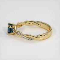 0.55 Ct. Gemstone Ring, 18K Yellow Gold 4