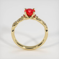 1.07 Ct. Ruby Ring, 18K Yellow Gold 3