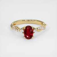 Ruby Ring 1.05 Ct. 18K Yellow Gold Preview