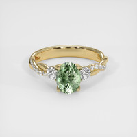 1.59 Ct. Sapphire Ring, 18K Yellow Gold 1
