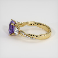 2.61 Ct. Sapphire Ring, 18K Yellow Gold 4