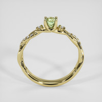 0.46 Ct. Bi Color Sapphire Ring, 18K Yellow Gold 3