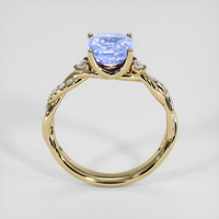 2.28 Ct. Blue Sapphire Ring, 18K Yellow Gold 3