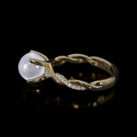 6.04 Ct. Sapphire Ring, 18K Yellow Gold 4