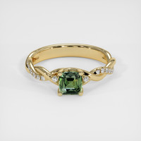 1.50 Ct. Sapphire Ring, 18K Yellow Gold 1