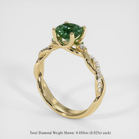 1.66 Ct. Sapphire Ring, 18K Yellow Gold 2