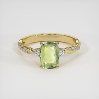 2.02 Ct. Sapphire Ring, 18K Yellow Gold 1