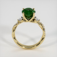 3.49 Ct. Color Change Sapphire Ring, 18K Yellow Gold 3