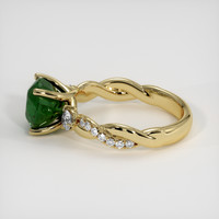 3.49 Ct. Color Change Sapphire Ring, 18K Yellow Gold 4