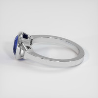 2.41 Ct. Blue Sapphire Ring, Platinum 950 4
