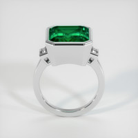 6.64 Ct. Emerald Ring, Platinum 950 3