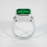 6.64 Ct. Emerald Ring, Platinum 950 3