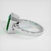 5.10 Ct. Emerald Ring, Platinum 950 4