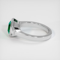 1.69 Ct. Emerald Ring, Platinum 950 4