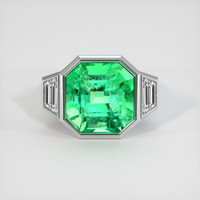 17.22 Ct. Emerald Ring, Platinum 950 1