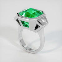 17.22 Ct. Emerald Ring, Platinum 950 2