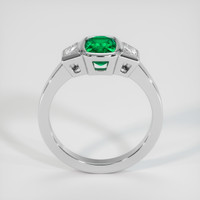 0.87 Ct. Emerald Ring, Platinum 950 3