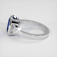 4.08 Ct. Blue Sapphire Ring, Platinum 950 4