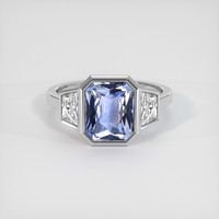 5.12 Ct. Blue Sapphire Ring, Platinum 950 1