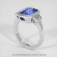 5.12 Ct. Sapphire Ring, Platinum 950 2
