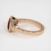 1.52 Ct. Red Garnet Ring, 18K Rose Gold 4