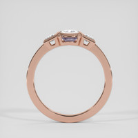1.08 Ct. Purple Sapphire Ring, 18K Rose Gold 3