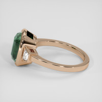 5.92 Ct. Green Sapphire Ring, 18K Rose Gold 4