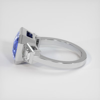 9.28 Ct. Blue Sapphire Ring, 10K White Gold 4