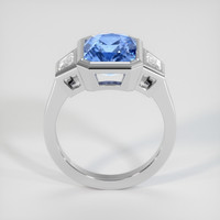 8.14 Ct. Bi Color Sapphire Ring, 10K White Gold 3