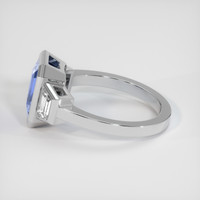 5.01 Ct. Blue Sapphire Ring, 10K White Gold 4