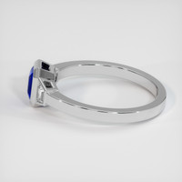 1.01 Ct. Sapphire Ring, 14K White Gold 4