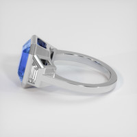 9.97 Ct. Blue Sapphire Ring, 14K White Gold 4